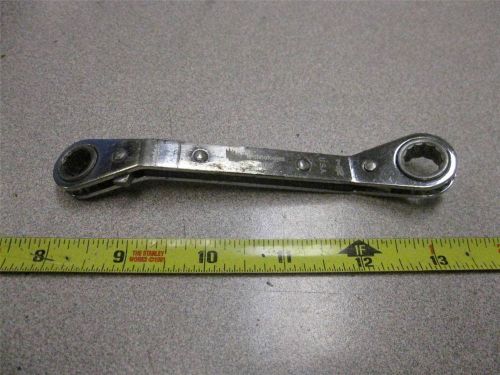 OMEGA TECH. TOOLS US MADE BRO3743D 7/16&#034; x 3/8&#034; OFFSET RATCHETING BOX WRENCH