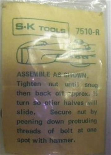 SK 7510-R Slip-Joint Pliers Rebuild Kit, NOS USA