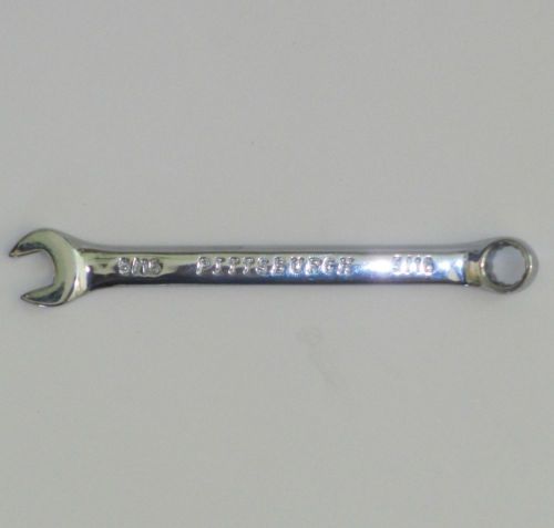 FULLY POLISHED 5/16&#034; COMBINATION BOX / OPEN WRENCH; CHROME PLATED VANADIUM STEEL