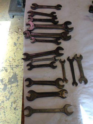 15 Vintage Wrenches Williams, Billings, Tomahawk and more  No reserve