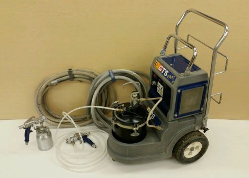 Graco 4900 hvlp fine finish sprayer 4 stage turbine &amp; procart cart many extras!! for sale