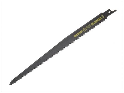 DEWALT Sabre Blade HCS Fine Fast &amp; Curved Cuts in Wood 305mm