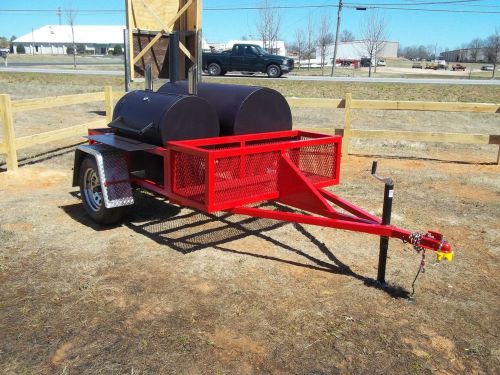 Competetion bbq trailer smoker - &#034;the mini beast&#034; - priced to sale custom pits for sale