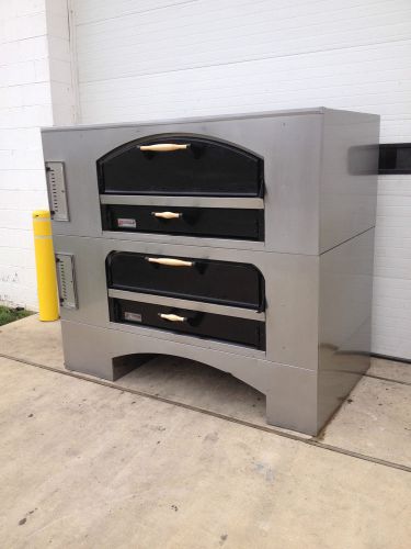 2006 Marsal all stainless MB60 Double Stack pizza ovens 6 pie Natural Gas Nice!!