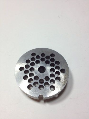 hobart meat grinder attachment plate. #12. 1/4  6.5 MM. OEM 477036-4