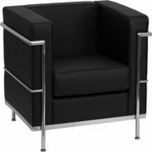 Flash Furniture ZB-REGAL-810-1-CHAIR-BK-GG HERCULES Regal Series Contemporary Bl