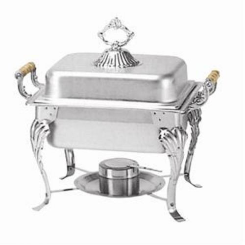 CHAFER 4 QT HALF SIZE SQUARE / DELUXE HANDLE-SET BANQUET BUFFET CAFE- SLRCF0825Z