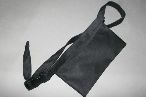 10 BLACK Pouch WAIST APRON 9.5&#034; X 5.5&#034; Aprons &#039;n More LARGE POCKET made n Canada