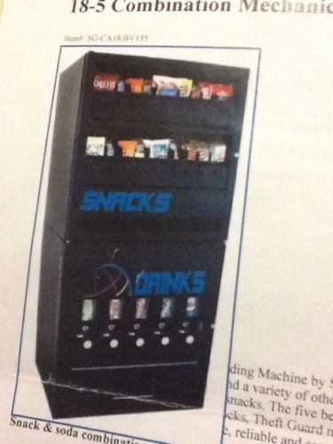 Combination Mechanical Snack And Soda Vending Machine