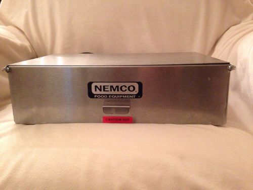 Nemco 8024-bw hot dog bun warmer for 8010 series roller grills - 24 buns for sale