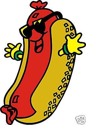 Hot Dogs Hotdogs Concession Restaurant Menu Decal 13&#034;