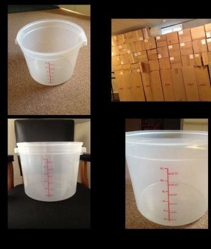 16 Quart Food Storage Containers (Each Order Is For Case Of 12 Containers)