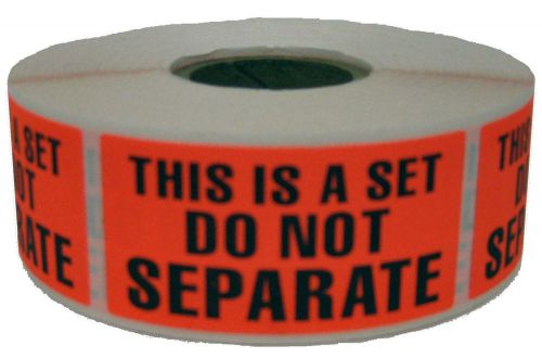 FBA Label This Is A Set. Do Not Separate 1&#034; x 2&#034; Stickers 500 per roll