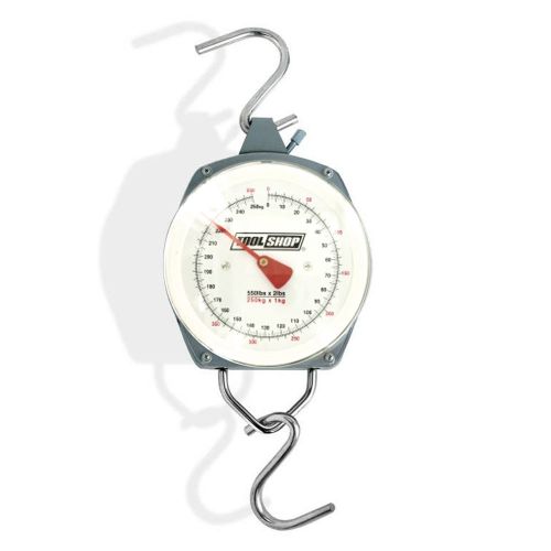 Heavy Duty Metal Hanging Dial Scale 550 lb Capacity Auto Hunting Fishing New !