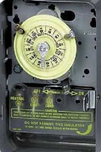 INTERMATIC T103 Timer, 120 Volt 24 Hour Clock, DPST (Mechanism Only)