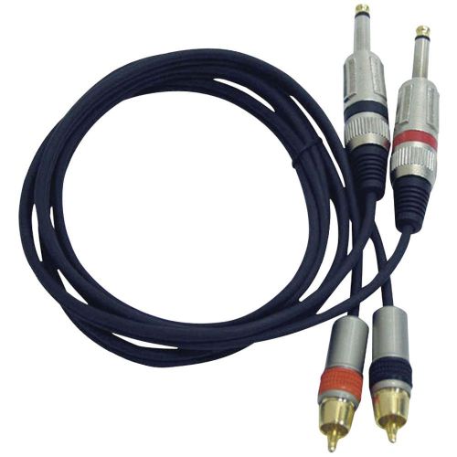 Brand new - pyle pro pprcj05 dual rca audio cable, 5ft for sale
