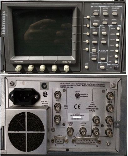 Tektronix WFM-601A SDI Component Waveform Vectorscope