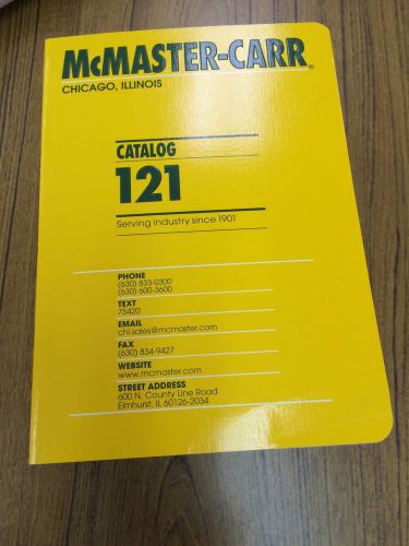 New mcmaster-carr parts catalog 121 chicago illinois mcmaster carr industrial for sale