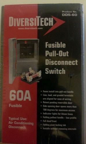 Diversitech Pull-out Disconnect Switch Fusible 60 Amp DDS-60U