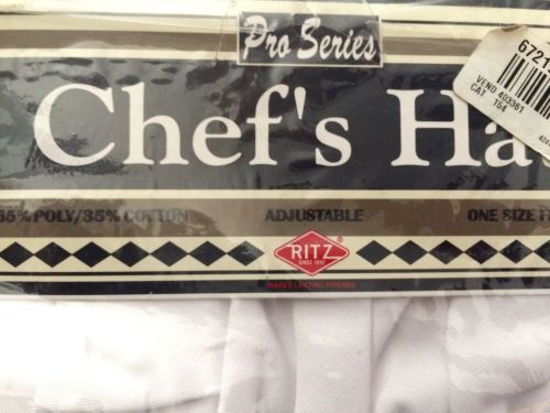 New In Package RITZ Pro Series Chef&#039;s Hat