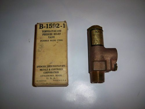 spencer temp and pressure relief valve