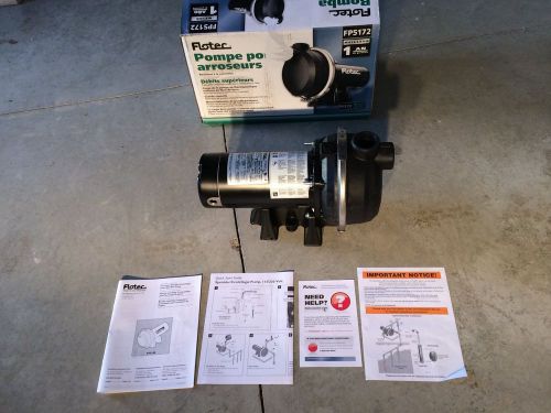 Fp5172, flotec sprinkler pump, 1.5 hp, electric for sale