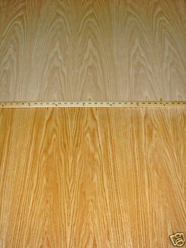 Red Oak wood veneer 48&#034; x 96&#034; with phenolic backer &#034;A&#034; grade quality (1/20th&#034;)