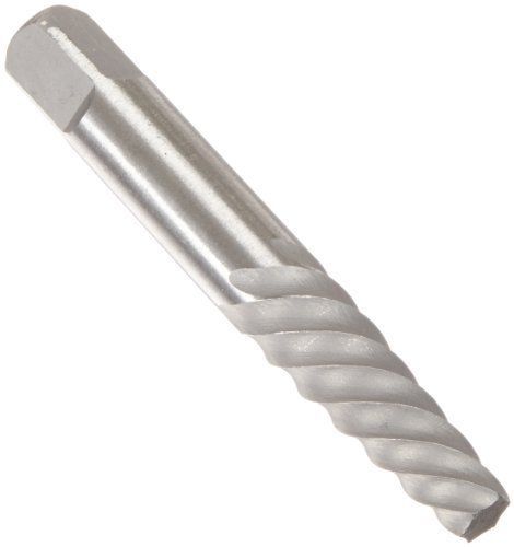 Drill America DEWEZ6 Qualtech Carbon Steel Screw Extractor  #6 size  3-3/4&#034; Leng