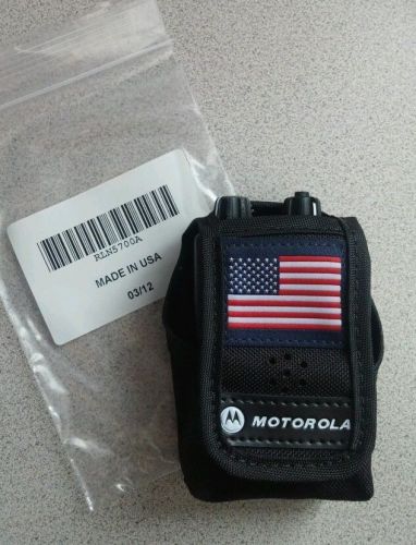 Motorola Minitor 5 or 4 Case Belt Pouch American Flag