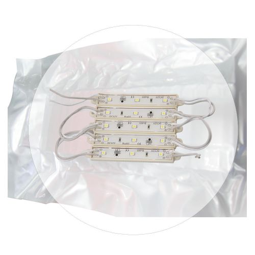 Smd 3528 waterproof led module (3 leds white light l74 x w12mm 1 pack/100pcs) for sale