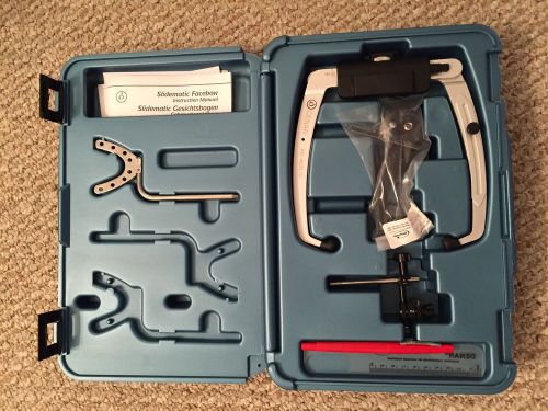 Denar Slidematic Facebow with 1 Hanau Jig and Maxillary Cast Support USED