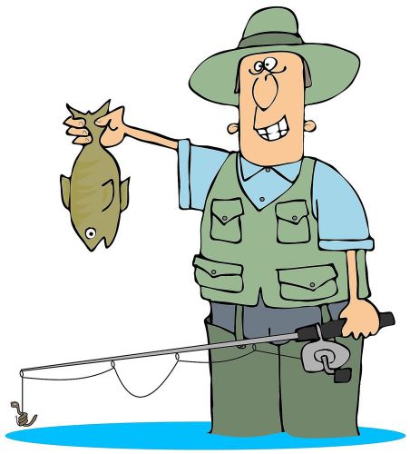 30 Personalized Return Address Fishing Fish Buy 3 get 1 free (ff19)