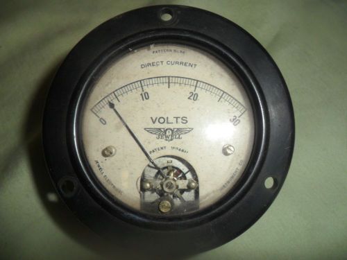 Jewell Electrical Instrument Co. DC Volts gauge Pattern No. 88 (pat. date 1926)