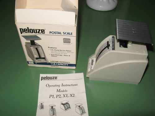 Vintage Pelouze Postal Scale Model P1 1LB. Capacity 1991 Made in USA P1 with Box