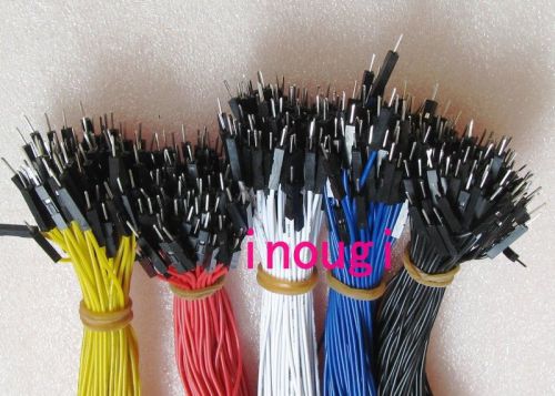 5colors 1p male to male Dupont Wire 20cm Jumper cord Bread cord For Arduino 20pc