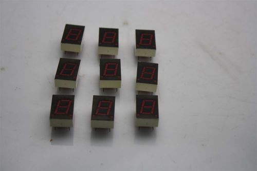 9x HP 1990-0437 Mini Display LED Red 7 Segment 0.43&#034; Digit Indicator 11 Pin