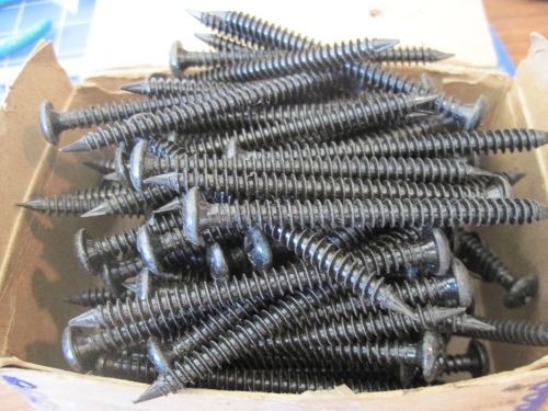 120 Self Drilling Roof Insulation Screws, #12 x 2-7/8&#034; Phillips Black Oxide