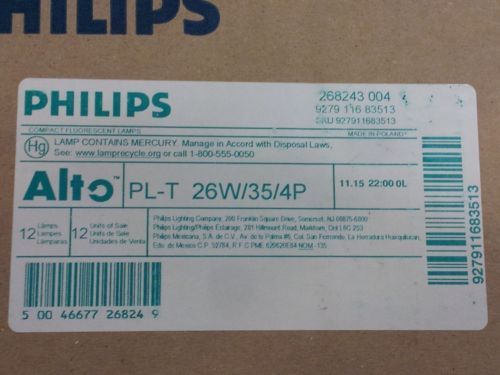 Philips PL-T 26W/35/4P Compact Fluorescent Lamp (Box of 12)