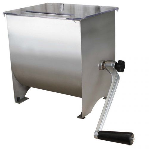 New  stainless steel hand meat sausage mixer -50lbs for sale