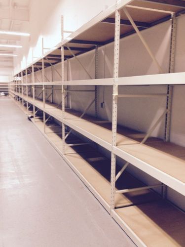 Wide span pallet rack auto parts store shelving used fixtures lot 20 liquidation for sale