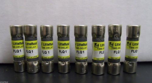 8 brand new littelfuse time delay fuses flq1 500vac or less for sale