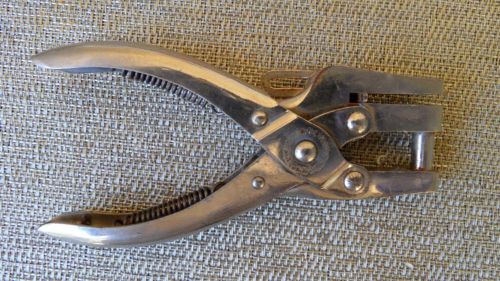 Bernard 162-5: Adjustable hole punch tool work hand tool Made in USA Vintage
