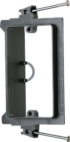 Arlington lvn1 1-gang low voltage nail-on mounting bracket  black  50-pack for sale