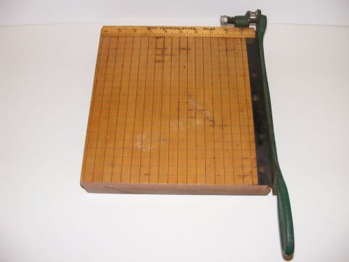 Vintage HECO Trimming Board No. 10 Crafts Photos Cutting Sharp