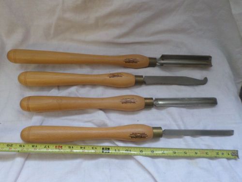 Set of 4 Woodworkers Supply England  Woodworking Gouges Chisel Carving Hand Tool