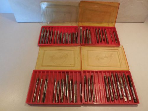 VINTAGE THREADWELL TAPS- COLLECTION 54 TAPS- assorted sizes in cases-
							
							show original title