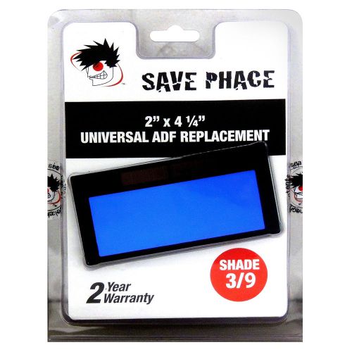Save Phace EFP Auto-Darkening Filter Lens - Shade 3/9 - 2&#034; x 4-1/4&#034; - 011209