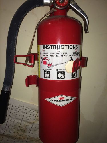 Amerex Fire Extinguisher With Hanging Wall Attachment