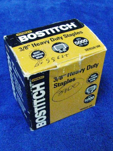 Stanley Bostitch  3/8 &#034; Heavy Duty Staples  SB353/8-5M Open Box with 3900 staples