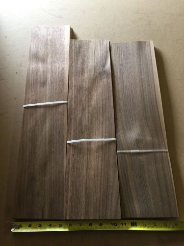 Wood Veneer Walnut LOT 60pcs total Raw Veneer  &#034;EXOTIC&#034; WAL2  6-3-15